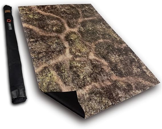 Spielmatte 44 x 60 Matte für WHAoS 112 x 152 cm aus Kunstleder (WHAoS - Blighted Gloommoor)