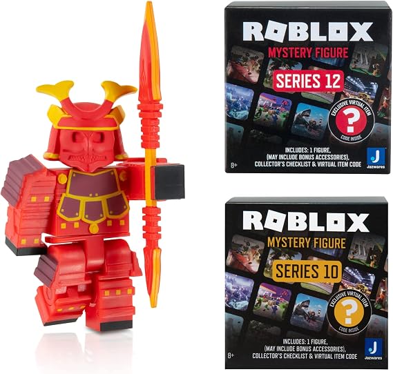 Roblox Action Collection - Combat Rift: Master Samurai + Two Mystery Figure Bundle [Includes 3 Exclusive Virtual Items]