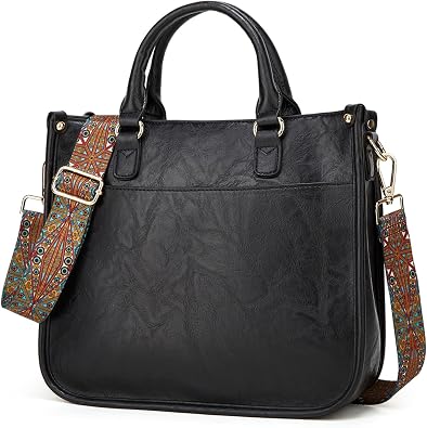Crossbody Purses and Handbags for Women, Tote Shoulder Bag Satchel Purse and PU Leather Top Handle for Ladies