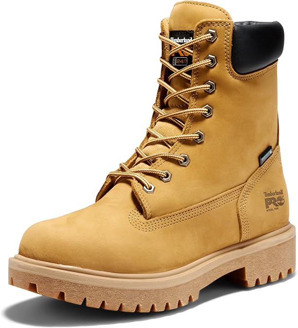 Timberland Work Boots Direct Attach 6 Inch Steel Safety Toe Waterproof Insulated Mens