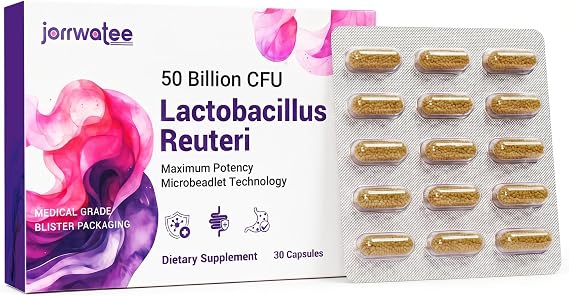 Lactobacillus Reuteri 50 Billion CFU & 30 L Reuteri Blister-Sealed Capsules