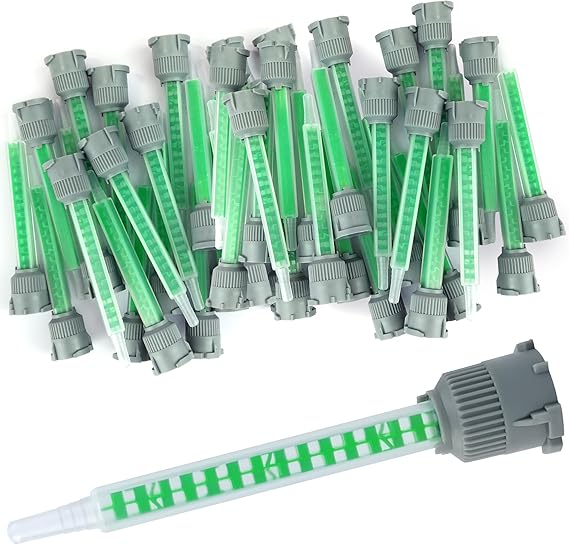 40 PCS Epoxy Mixing Nozzle Adhesive Mixing Nozzle Tip Applicatior