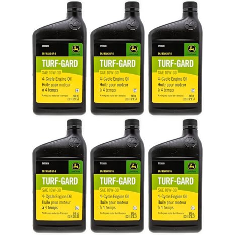 John Deere Turf-Gard SAE 10W-30 Oil Quarts - TY22029 (Qty of 6)