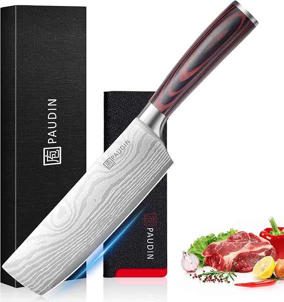 PAUDIN Japanese knife 17 cm nariki knife chopping knife chef's knife