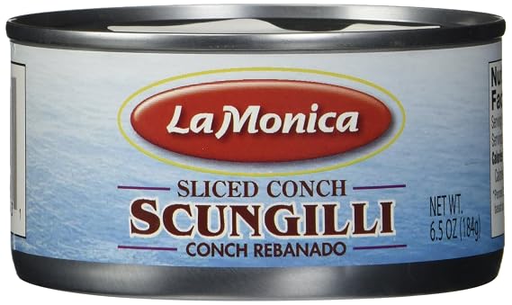 Scungilli - Sliced Conch - 184g(6.5 Ounce)