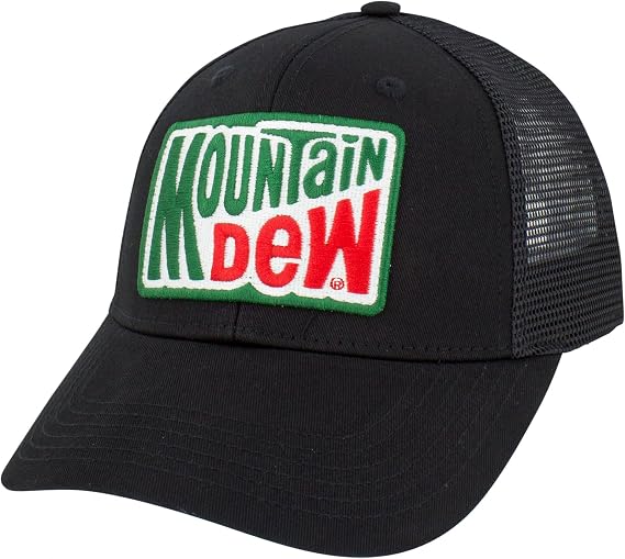 Mountain Dew Logo Adjustable Trucker Hat Multicolor