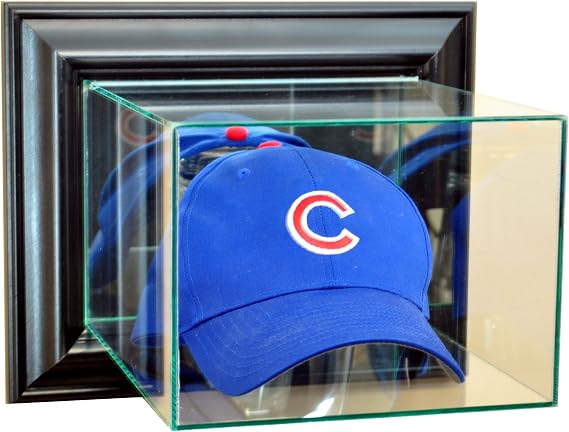 MLB Wall Mounted Cap/Hat Glass Display Case