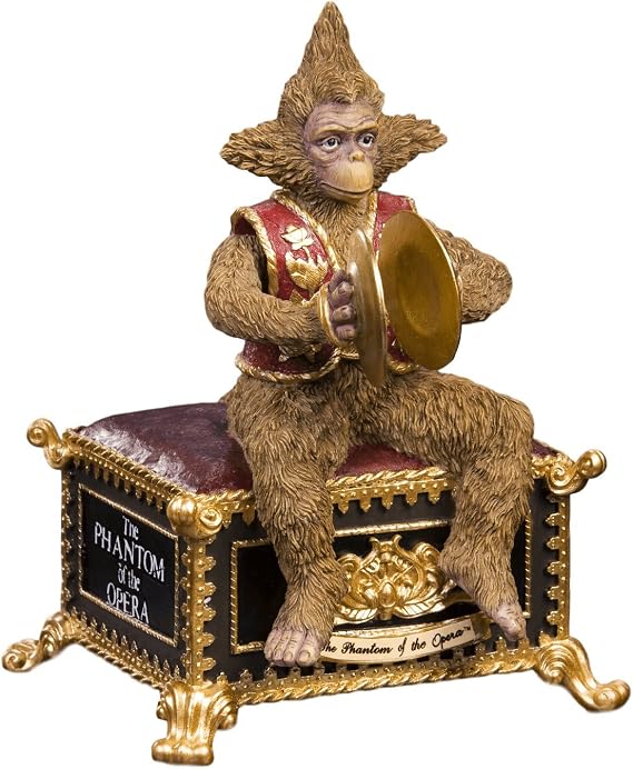 San Francisco Music Box Phantom of the OperaTM Musical Monkey Figurine