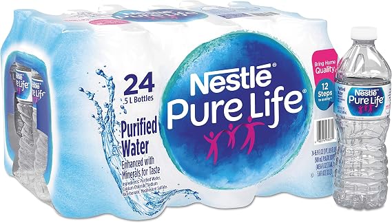Bottled Water, 1/2 liter