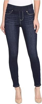 Liverpool Womens Sienna Pull-On Ankle in Silky Soft Denim in Griffith Super Dark