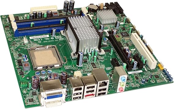 Intel BOXDQ965GFEKR Core 2 Duo 1000Baset Ready Socket 775 MicroATX Motherboard