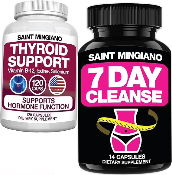 7 Day Cleanse Program Detox - with - Thyroid Support Supplement