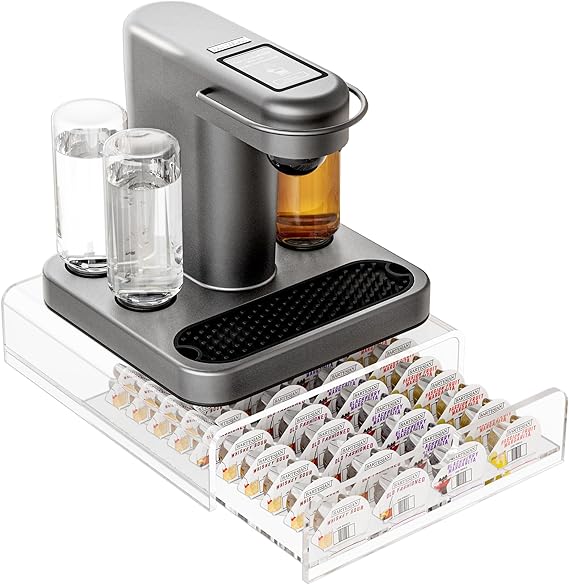 Cocktail Pod Holder Compatible with Bartesian Cocktail Machine for Bartesian Capsules Storage transparent (Clear)
