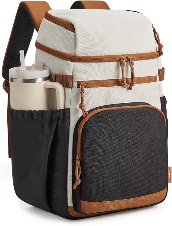 TOURIT Insulated Cooler Backpack 30 Cans, Leakproof Double Deck Lunch Cooler Bag, Lightweight Waterproof Backpack Cooler for Men Women, Beach Camping Picnic Hiking Travel