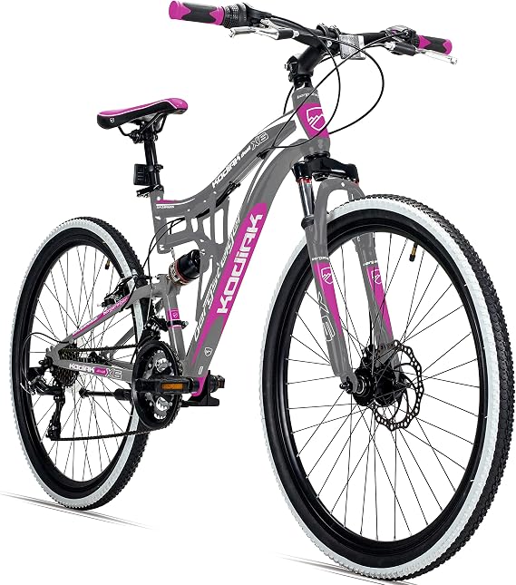 Bergsteiger Kodiak 24/26/29 Inch Mountain Bike Men's Full MTB 21 Speed