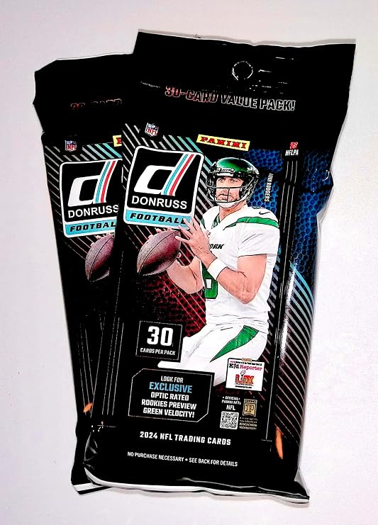 (2) Donruss Football Fat Packs - 60 Football Cards Total