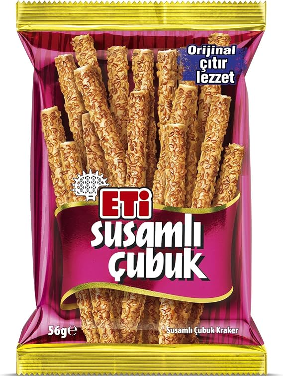 Eti Susamlı Çubuk Kraker 56 g x 17 Adet
