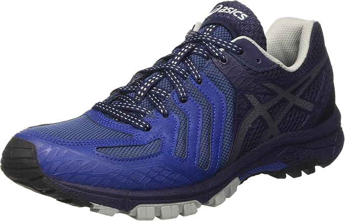 ASICS Men's Gel-FujiAttack 5 Trail Running Shoes, Blue (Limoges/Black/Peacoat 4990), 7 UK