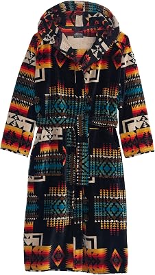 Pendleton Mens Robe, 100% Cotton, Unisex Bathrobe, Washable