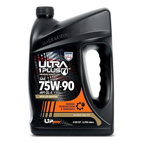 ULTRA 1PLUS SAE 75W-90 Synthetic Gear Oil API GL-5 Gallon - 4 Quart