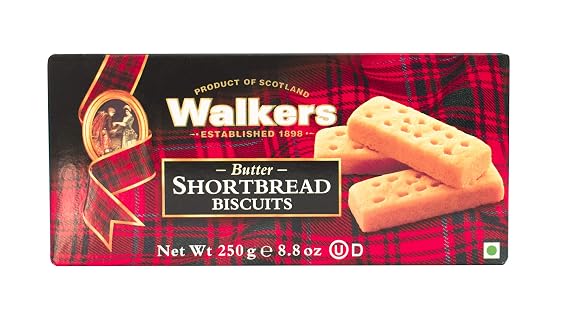 Walker's Shortbread Fingers, Pure Butter Shortbread Buscuits, 8.8 Oz Box
