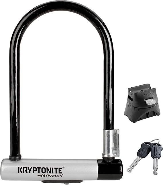 Kryptonite Kryptolok 12.7mm U-Lock with FlexFrame-U Bracket