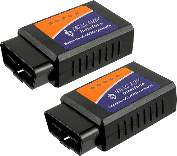 2pcs OBD2 Bluetooth Adapter Car Diagnostic Scanner Code Reader