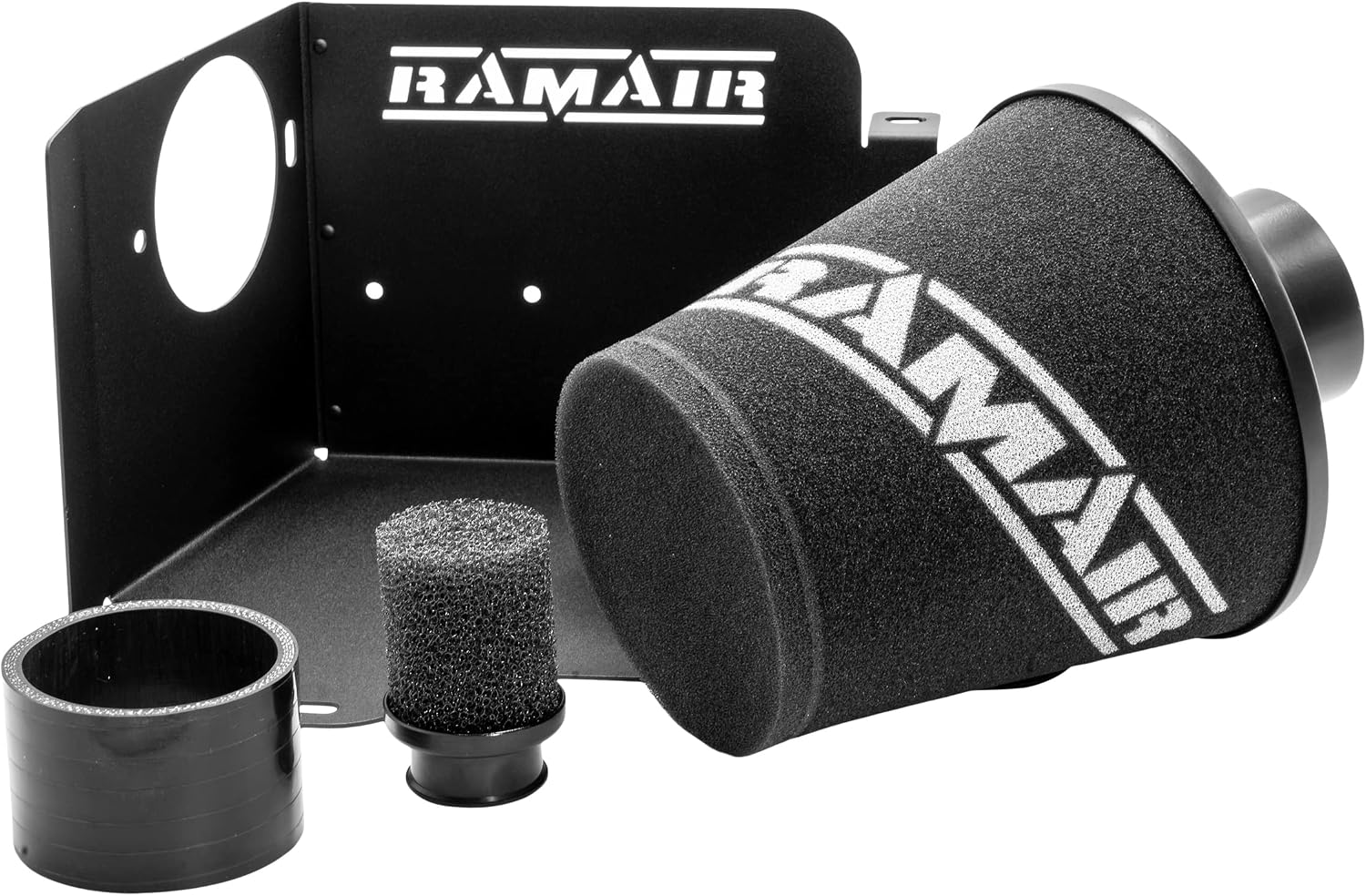 Ramair Filter JSK-103 Ansaugkit mit vollem Lufteinlass und Hitzeschild