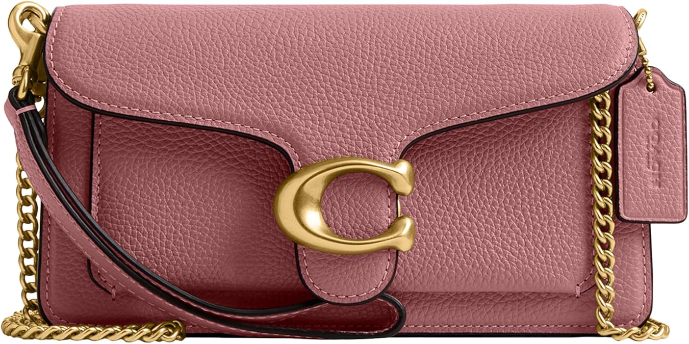 COACH タビーチェーン クロスボディバッグ 19 キルティング付き, ライトデニムスエード。, One Size