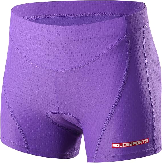 Women's Bike Shorts 3D Padded Cycling Underwear Shorts