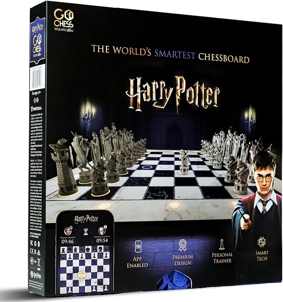 Harry Potter Chess Set Smart Electronic Board Game. Wizards Chess with App