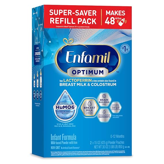 Enfamil Optimum (Enspire), Immune-Supporting Baby Formula, 30 Oz