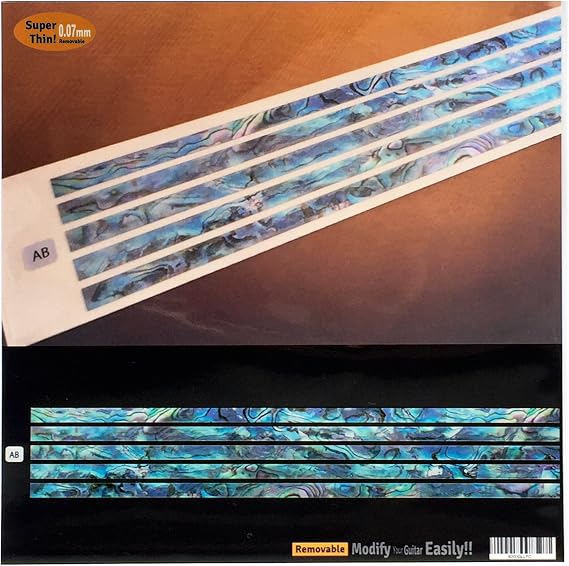 Jockomo Customize Guitar Inlay Sticker Stick-5mm Width (BL)