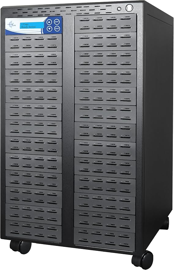 EZ Dupe 1 to 199 SD Duplicator - 2GB/Min - Multiple Secure Digital & MicroSD SDHC SDXC Micro Flash Drive Memory Card Standalone Copier & Eraser/Sanitizer - at Copy Speed up to 35mb/Sec (SD199-SSP)