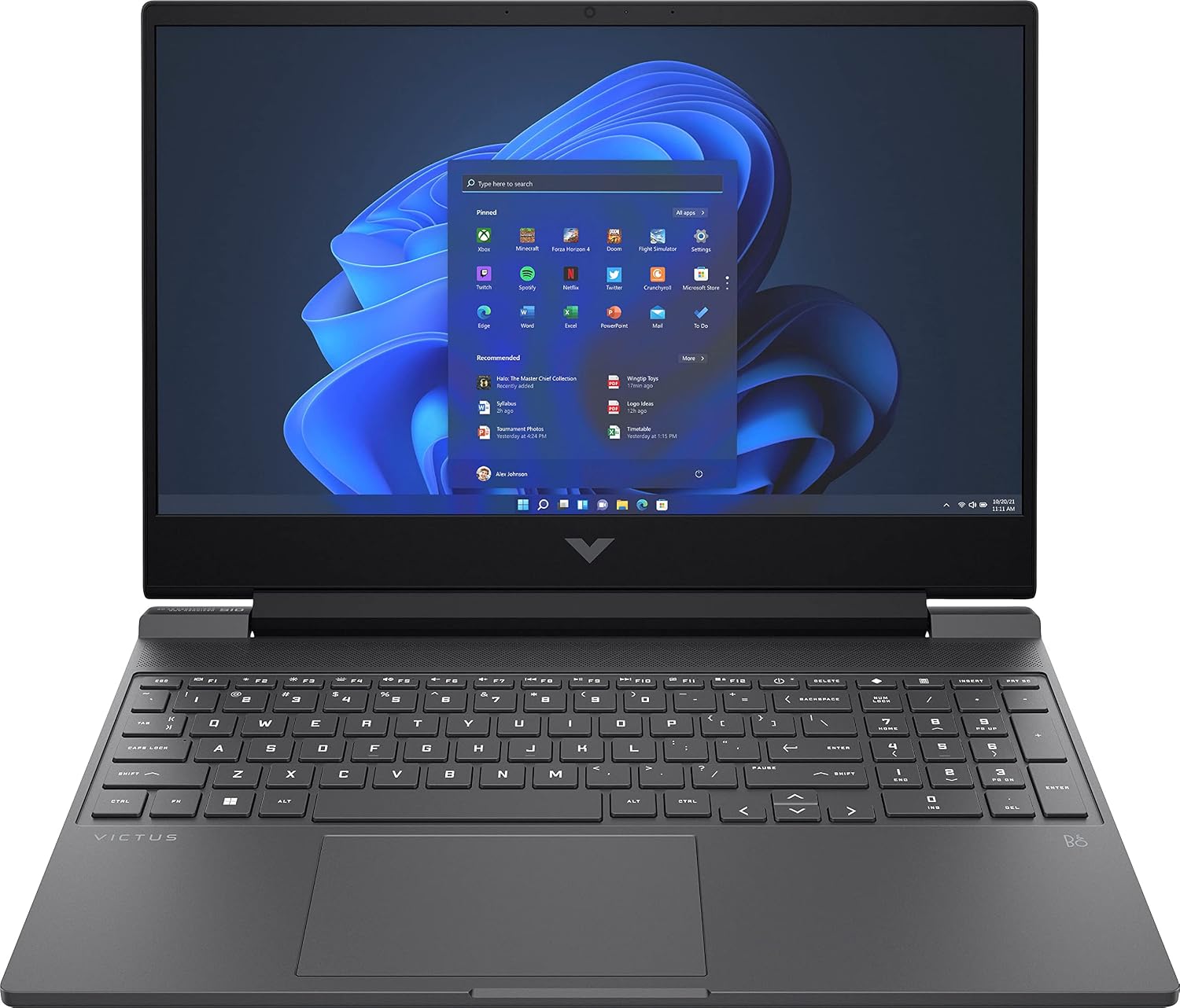 HP VICTUS-15 2024 Gaming Laptop, 8-Core Intel Core i5-12450H, 15.6 FHD 144Hz IPS Display, NVIDIA GeForce RTX 3050, 8GB DDR4 512GB SSD, Backlit Keyboard, Wi-Fi 6, Win11 Home