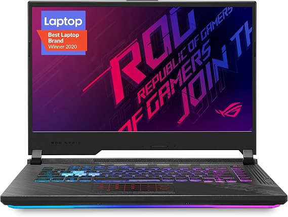 ASUS ROG Strix G15 (2020) Gaming Laptop, 15.6 144Hz FHD IPS Type Display, NVIDIA GeForce RTX 2060, Intel Core i7-10750H, 16GB DDR4, 512GB PCIe NVMe SSD, RGB Keyboard, Windows 10 Home, G512LV-ES74