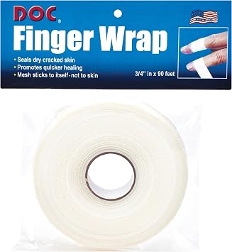 Tourna Finger Wrap Protective Tape, White