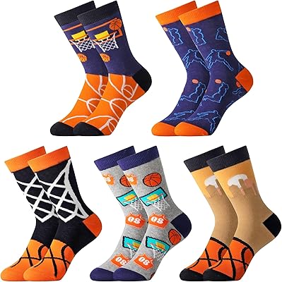 Jeasona Boys Socks Kids Crew Socks Funny Animal Christmas Gifts for Teen Boys