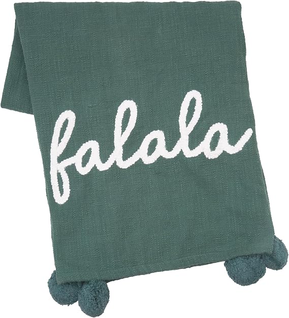 carol & frank Falala Throw 50x60 inches Green