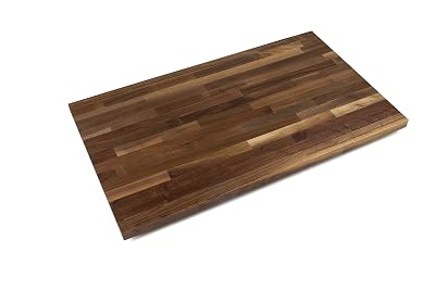 John Boos WALKCT-BL7236-O Blended Walnut Island Top with Oil Finish, 1.5 Thickness, 72 x 36