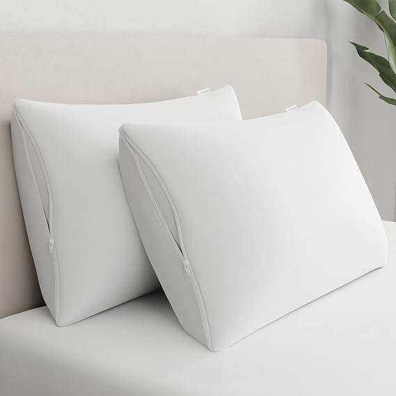 AllerEase Waterproof Pillow Protector Standard/Queen 2 Pack
