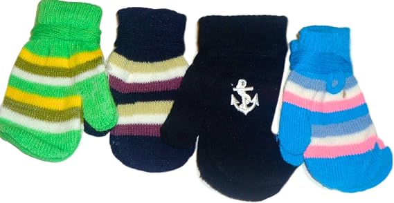 Four Pairs Magic Mittens with One Pair with Angkor Patch