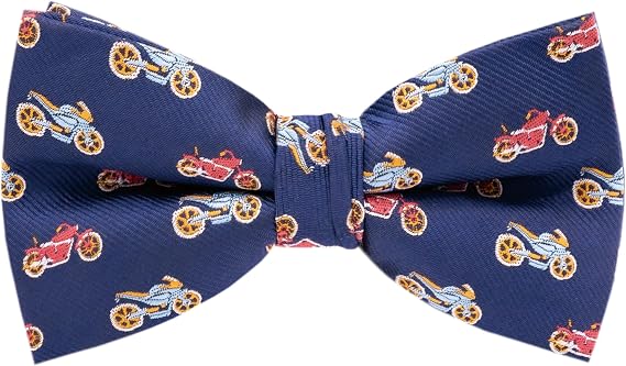 Mens Bow Tie Handmade Pre-Tied Fun Pattern Bow Ties for Men