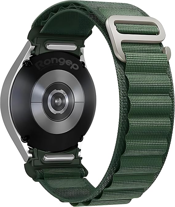 Rongep New Generation Connection Alpine Loop 20mm Cord Compatible with Samsung Galaxy Watch 7 Cord for 7/6/5/4 Series (40mm/44mm) Watch 6/4 Classic (47/43/42mm) Watch 5 Pro Compatible