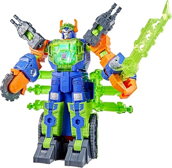 Transformers CYBERWORLD Scorponok Strike Battle Set, Converting Action Figure Playset with Lights and Sounds, Robot Toys for Boys and Girls 6 and Up