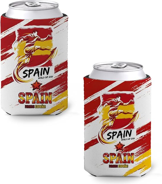 2Pcs 2026 Soccer World Cup Can Cooler Soccer Game Day Essentials for Stadium Chants, Party Favors, Gifts & Accessories