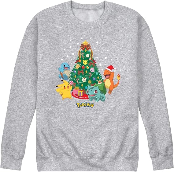 HYBRID APPAREL - Pokemon - Holiday Designs - Mens Sweatshirt