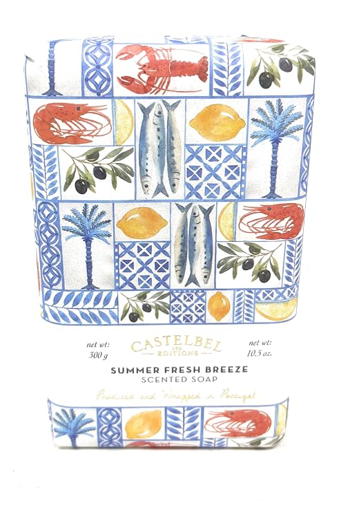Castelbel Summer Fresh Breeze Scented Soap, 10.5 Ounces