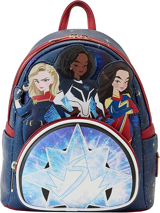 Marvel The Marvels Group Mini Backpack - Captain Marvel, Miss Marvel, Photon
