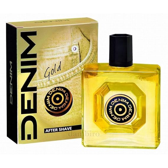 Denim: "Gold" After Shave 100ml 3.38fl.oz [ Italian Import ]